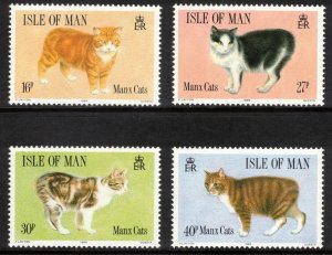 ISLE OF MAN 1989 Manx Cats; Scott 380-83, SG 399-402; MNH