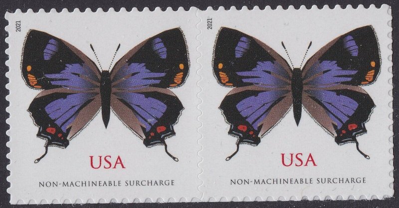 US 5568 Colorado Hairstreak Butterfly NMS horz pair (2 stamps) MNH 2021 