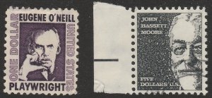 1294a 1295a Tagged Used High Values from Prominent Americans Series