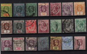 Straits Settlements QV-KGV fine used collection to $2 WS36662