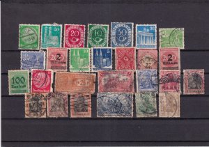 SA29b Germany classic and various selection of used stamps