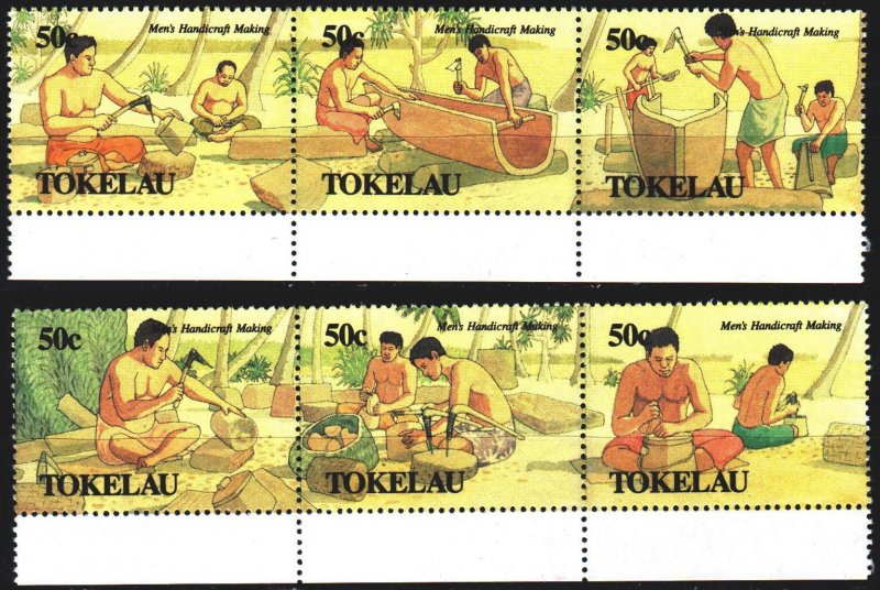 Tokelau. 1990. 177-82. Tokelau artisans. MNH.