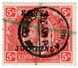 (I.B) KUT Revenue : Kenya Judicial 5/- (Mombassa Law Courts)