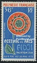 French Polynesia 1972, Art festival 1v, MNH