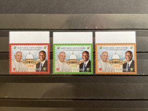 Ivory Coast / Ivoorkust - Postfris/MNH - Complete set Joint-Issue Vatican 2020