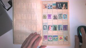 EGYPT COLLECTION IN APPROVAL BOOK MINT/USED