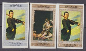 1967 Yemen YAR 608x2,609 Painting