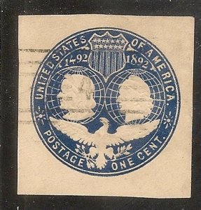 USA   Scott  U348   Columbus & Liberty    Used