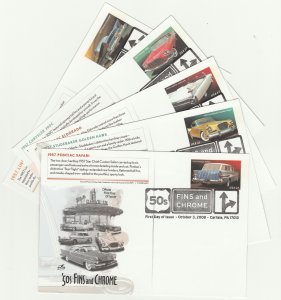 Scott# UX549-553 Artcraft FDC Picture Postal Cards