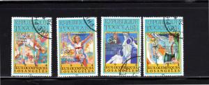 TOGO #C502-C505  1984  OLYMPIC MEDAL WINNERS   MINT VF NH  CTO