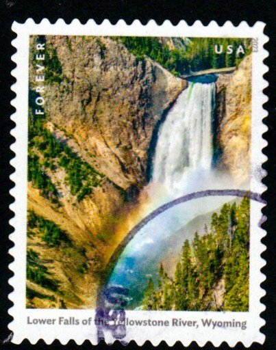 New 2023 - (66c) - Waterfalls Yellowstone, Wyoming - 4 of 12 - Used Single