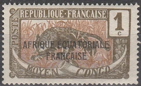 Middle Congo #23 F-VF Unused  (V4142)