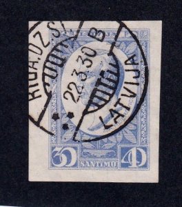 Latvia stamp #B50, used