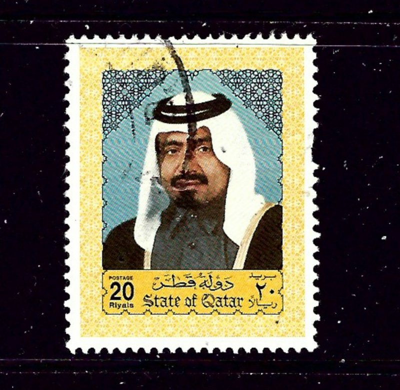 Qatar 803 Used 1992 issue  couple short perfs