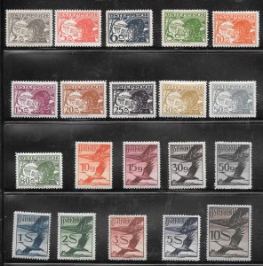 Austria #C12-31 MH Set of Singles Collection / Lot