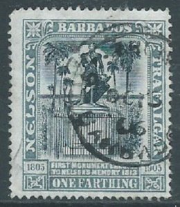 Barbados, Sc #102, 1f Used