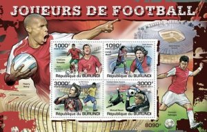 BURUNDI 2011 - Football Players S/S. Official issues.