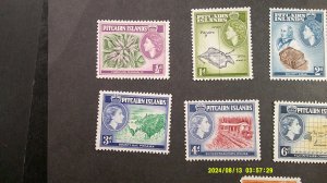 Pitcairn Islands 1957 Definitive Issue Scott# 20-30 CPL MLH  2Sh. Short corner