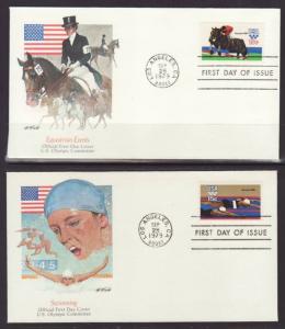 US 1791-1794 Olympics 1979 Fleetwood S/4 U/A FDC