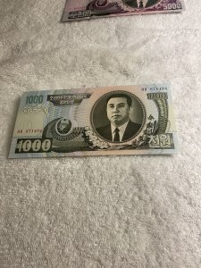 NORTH KOREA.2006-BANKNOTE.1000 WON.# 871494-UNCIRCULATED