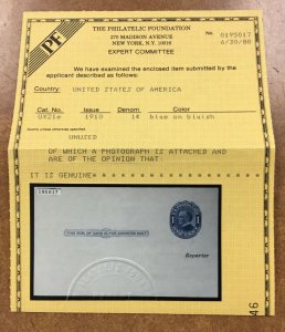 UX 21e WILLIAM McKINLEY , Rare POSTAL CARD.  Pre-printed reverse  S.$900