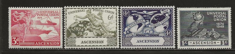 ASCENSION SC# 57-60  FVF/MNH