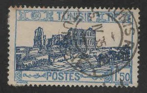 Tunis Tunisia Scott 102 used 1928 stamp