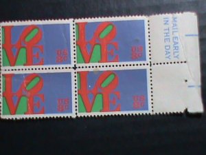 ​UNITED STATES-1973-SC#1475 LOVE STAMPS  MNH   BLOCK OF 4 FAIR