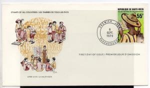 UPPER VOLTA = 1979 `A - Z` FDC. Unaddressed. International Soc`y of Postmasters.