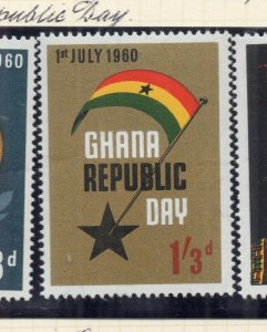 Ghana 1960 Early Issue Fine Mint Hinged 1S.3d. NW-167786