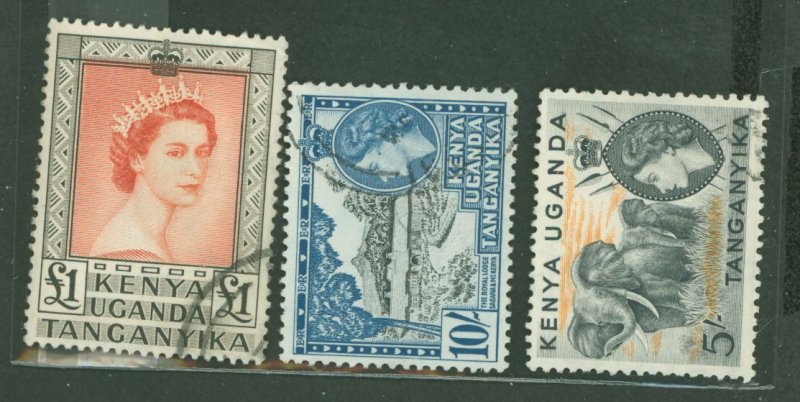 Kenya Uganda Tanganyika/Tanzania #115-117 Used Multiple