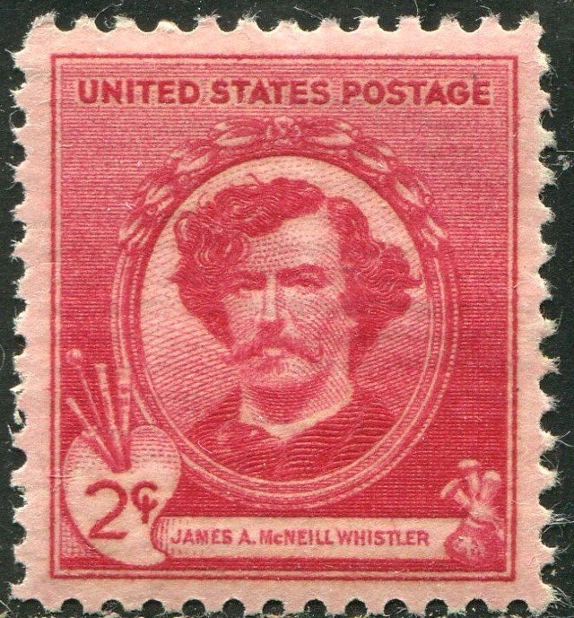 885 2c James Whistler, Mint NH OG  VF