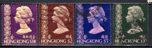 Hong Kong 284a-87a,  used cv$9.55