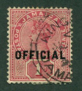 Jamaica 1890 #O3 U SCV (2020) = $1.40