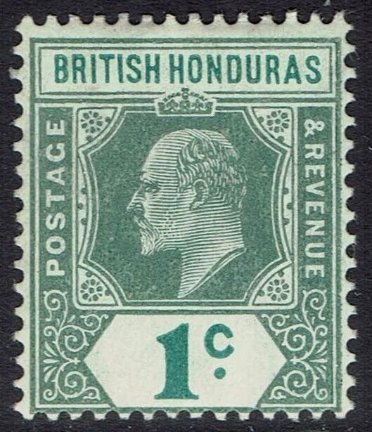 BRITISH HONDURAS 1908 KEVII 1C