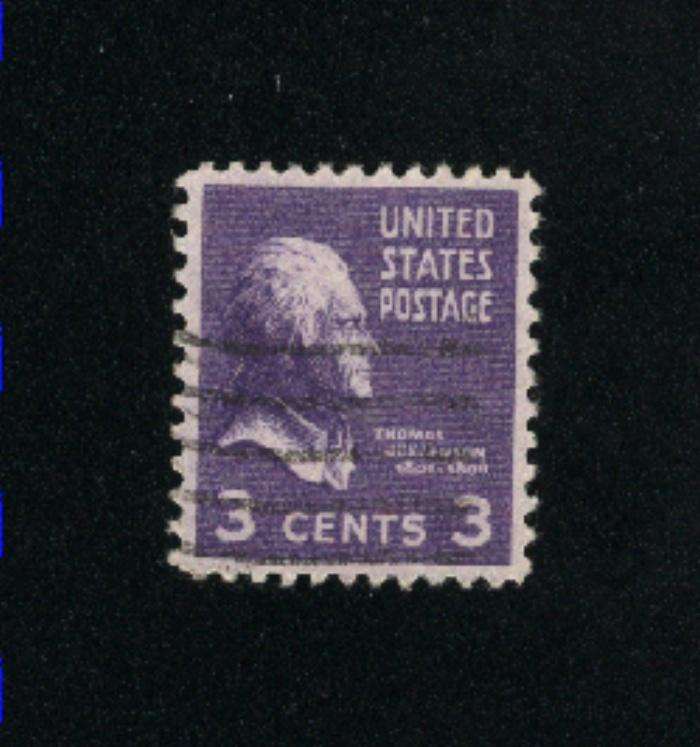 USA #807  6 used 1938 -1954 PD .08