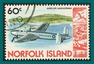 Norfolk Island 1981 Airplanes 3, 60c used #266,SG247