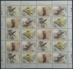 Canada 1594ii|BK241b Birds of Canada Sheets and Booklets Complete MNH