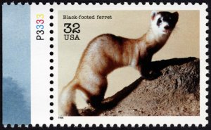 U.S. #3105a 32¢ MNH (Endangered Species: Black-footed Ferret)