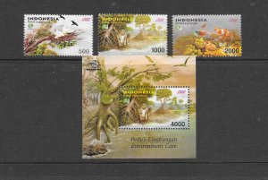 BIRDS - INDONESIA #1903-6 ENVIRONMENT MNH