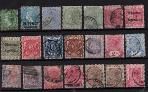 British Commonwealth QV fine used collection WS36809