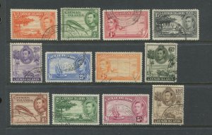 Cayman Islands KGVI 1938-43 set used