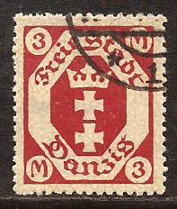 Danzig  #  87  used .