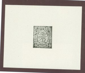 Costa Rica  1923 Proof of 4c envelope, scarce