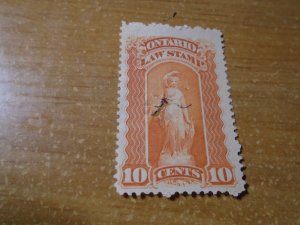 Canada Revenue stamp  van Dam  #  OL47  used