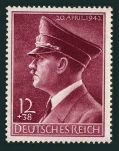 Germany B203,MNH.Michel 813y. Adolf Hitler,53th birthday,1942.