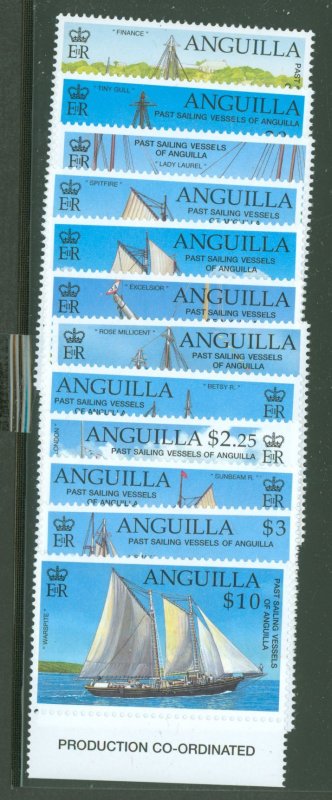 Anguilla #1085-96  Single (Complete Set)