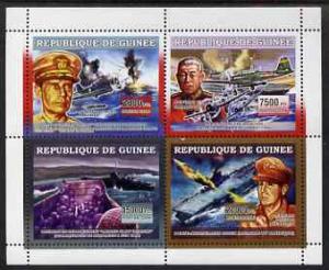 Guinea - Conakry 2006 WW2 Battles perf sheetlet containin...