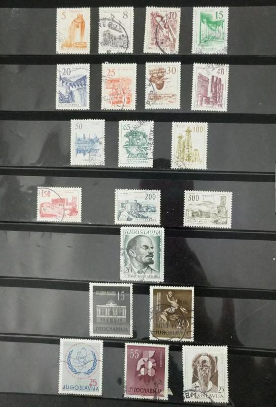 EDW1949SELL : YUGOSLAVIA Old Time Mint & Used collection. Nicely displayed.