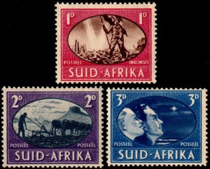 ✔️ SOUTH AFRICA 1945 - VICTORY WWII - SC.  100b/102b MNH ** [5CW7]